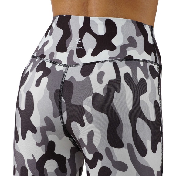 Camouflage Yoga leggings capri V shap back - Picture 4 of 5